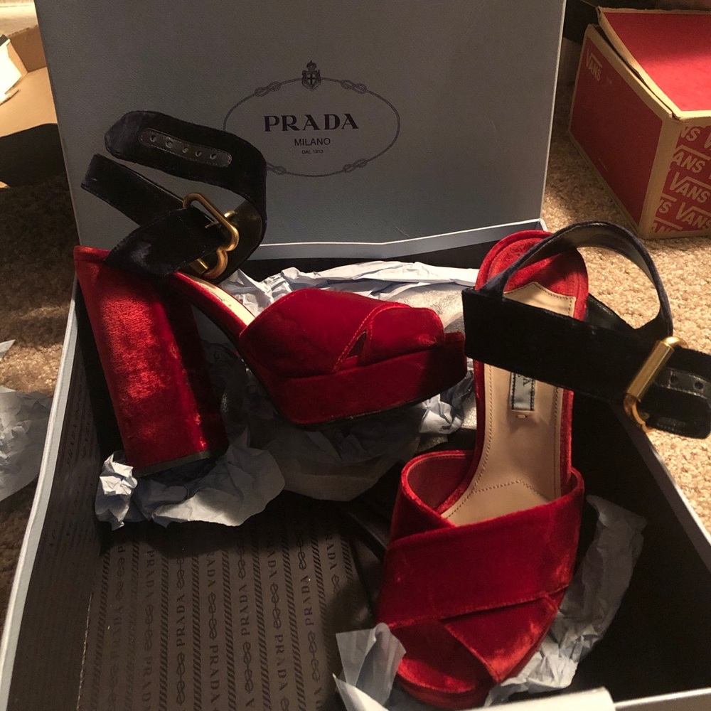 Prada platform practically new